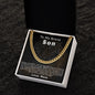 To My Son | From Mom | Cuban Link Chain