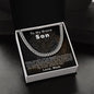 To My Son | From Mom | Cuban Link Chain