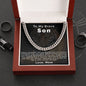 To My Son | From Mom | Cuban Link Chain