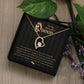 To My Beautiful Queen | Forever Love Necklace